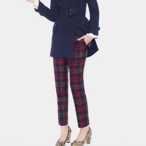 J. Crew Pants - J Crew Plaid Stretch Tartan Pants